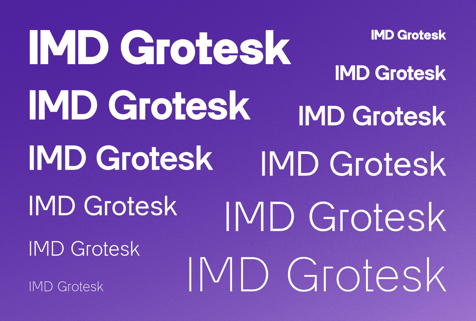 IMD Grotesk